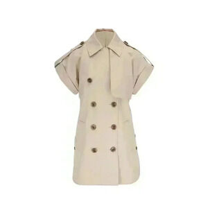 New NWT Veronica Beard Ensie Dickey Trench Vest Sz 0 Retails $875